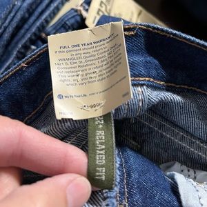 32x32 Wrangler Twenty X New with Tags No. 22 Original Fit over the boot